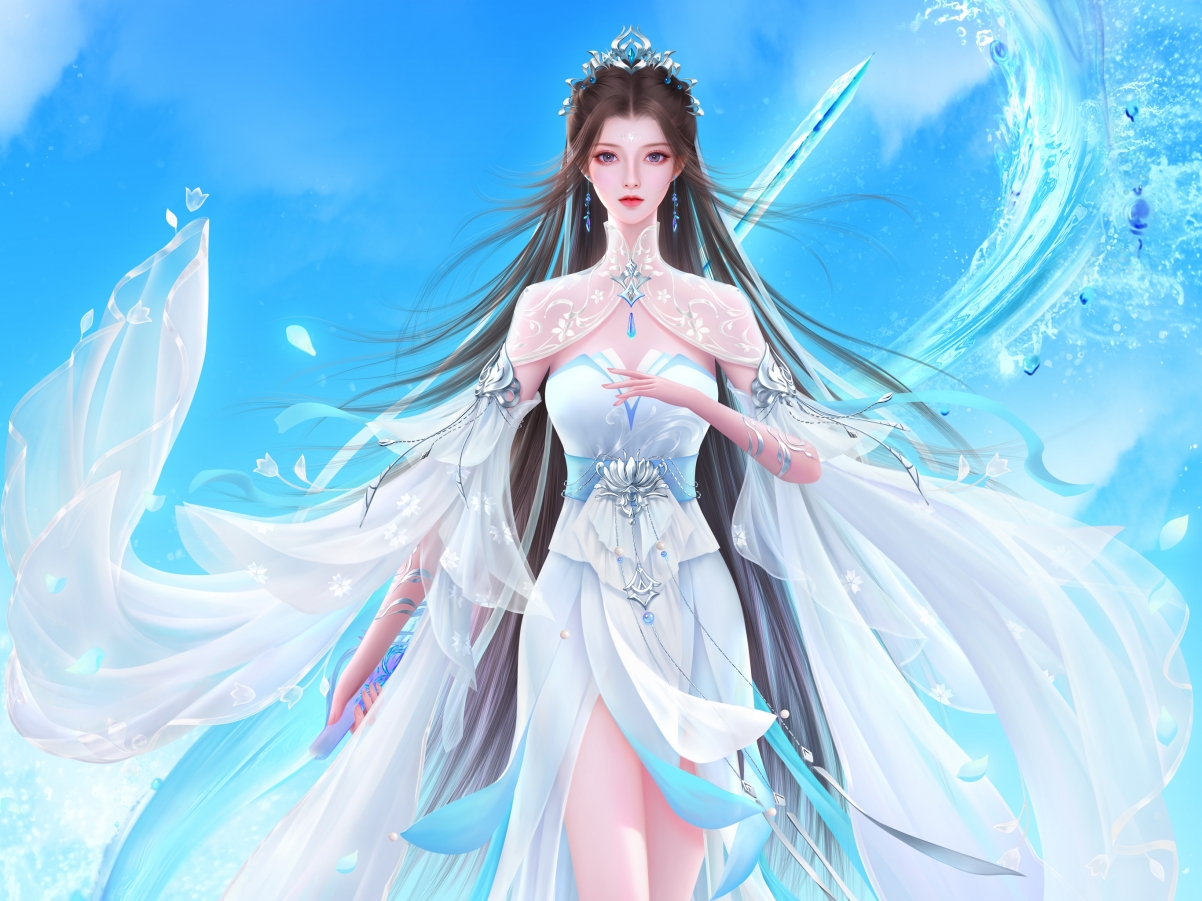 陆雪琪平板壁纸，超清2732x2048高清图片，一键下载！