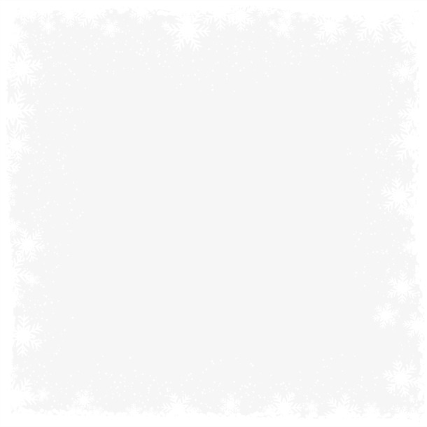 雪花边框PNG透明图，冬季冰雪装饰元素，AI格式高清下载
