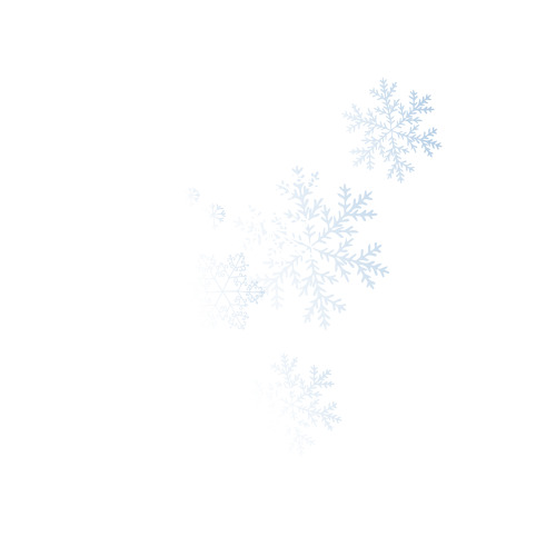 圣诞节透明雪花PNG高清图，节日元素设计素材免费下载