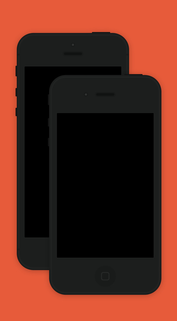 黑色iPhone手机PNG透明背景高清图，设计素材下载，创意场景背景元素