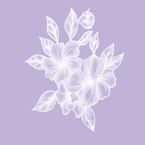 图案设计彩印，A119动植物花边PNG透明图，高清PSD素材下载
