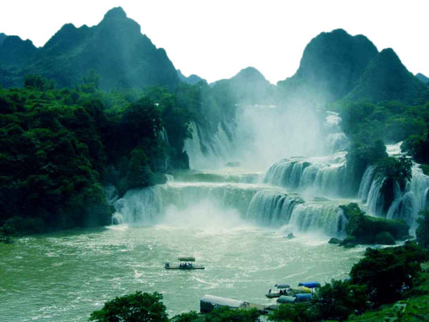 广西桂林山水美景PNG透明背景图，摄影风景素材免费下载