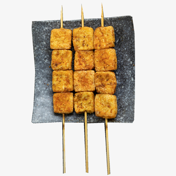 豆腐串、臭豆腐串PNG透明图，高清免扣元素，设计素材一网打尽！