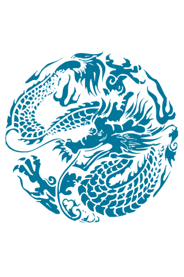 中国风龙图腾PNG透明高清图，设计素材，一键下载装饰元素
