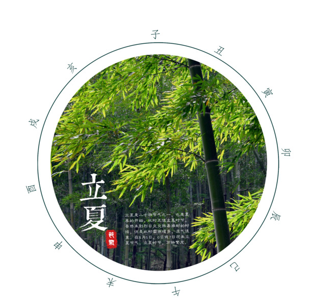 立夏节气海报设计素材，高清PNG透明背景，摄影风景元素，PSD格式下载