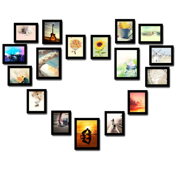 高清PNG透明相片墙边框，创意装饰元素，设计素材免费下载