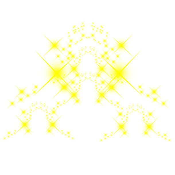 闪星高清PNG透明素材，漂浮元素及图片设计下载