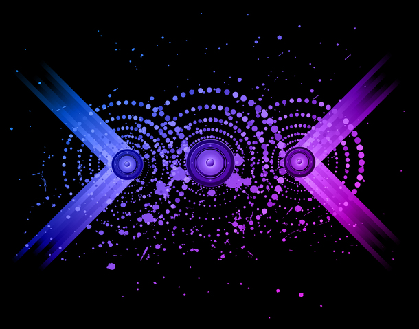 梦幻音乐背景，高清PNG透明图片，精美底纹设计素材免费下载