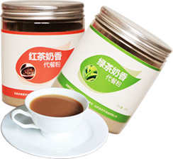 端午节代餐粉罐装PNG透明图，多种口味+节日元素，高清设计素材下载