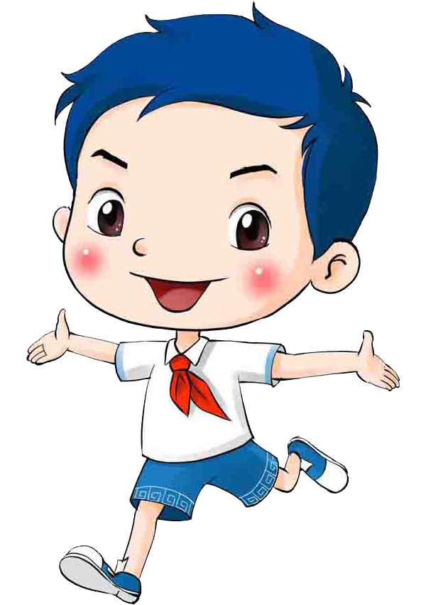 高清PNG透明图片，手绘卡通站立男孩，创意卡通元素设计素材下载