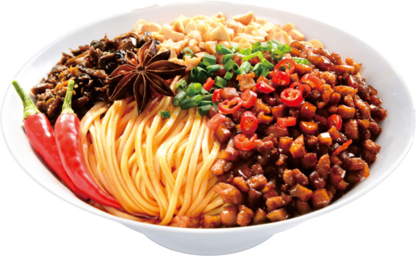 飘香美食炸酱面，高清PNG透明免扣图片素材，设计元素一网打尽！