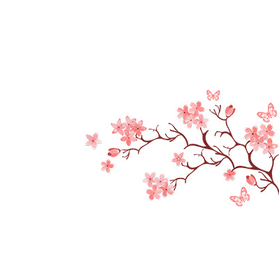 清新粉色桃花PNG透明图片，花朵高清免扣元素及PSD设计素材下载