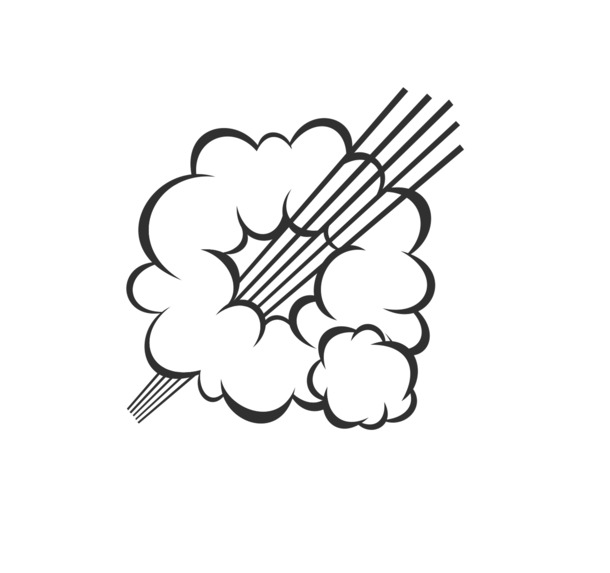 对话框漫画素材，会话框卡通图片，高清PNG透明边框，免费下载