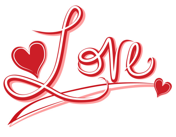Love艺术字PNG透明图，高清免扣设计素材下载