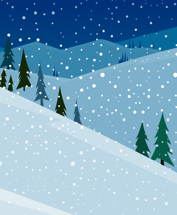 雪夜高清PNG透明背景底纹素材，免费下载设计元素