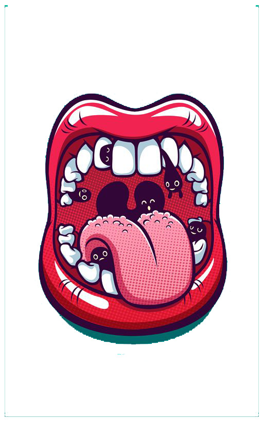 蛀牙细菌PNG透明图，精美装饰元素与图案设计素材下载