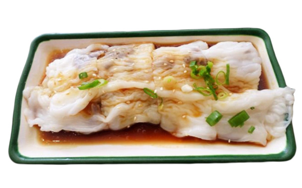 美味传统小吃瘦肉肠粉，高清PNG透明图片，生活装饰元素，设计素材下载