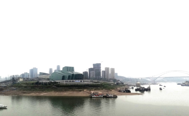 重庆朝天门美景PNG透明背景图片，高清摄影风景素材下载
