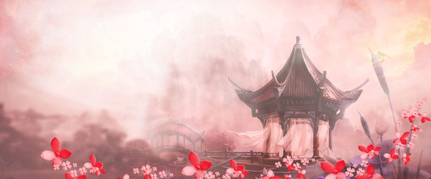 古风PNG透明背景元素，高清海报设计素材，免费下载