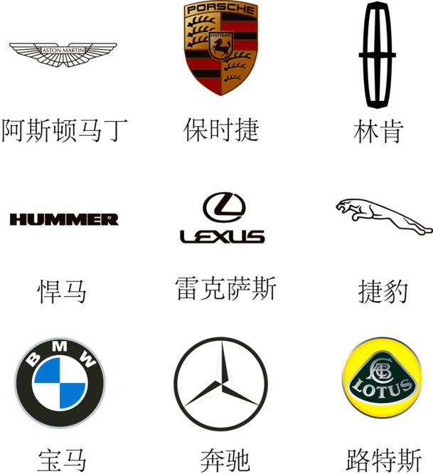 免费下载汽车车标高清PNG透明图标，免扣元素设计素材库