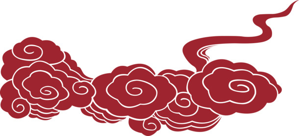 古风矢量祥云PNG透明图，中国风装饰元素，高清素材下载