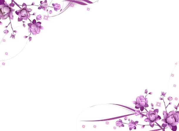 紫色花朵抽象装饰背景PNG透明图片，高清花纹素材下载