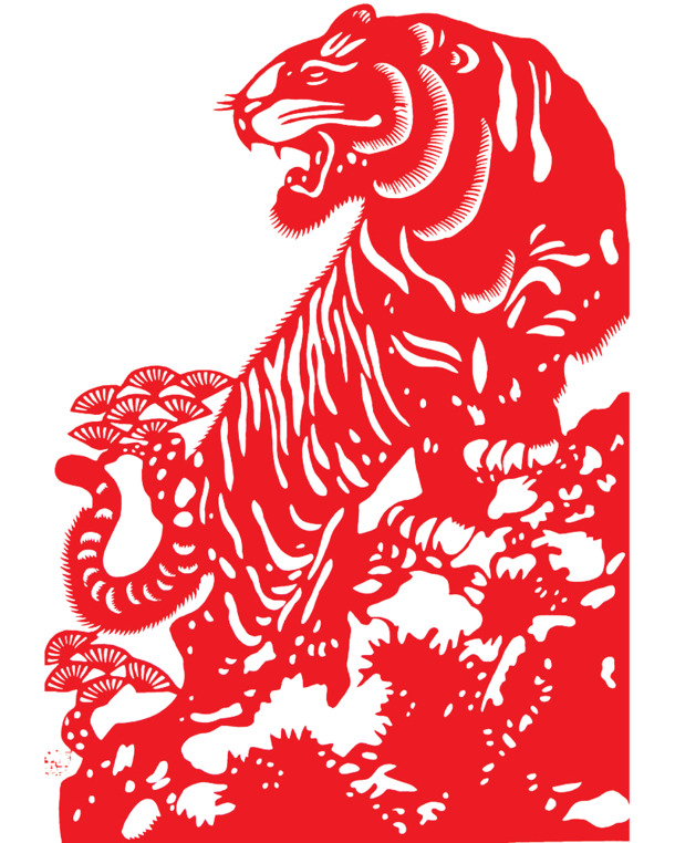 中国风新年窗花PNG透明图片，高清装饰元素，免费下载设计素材