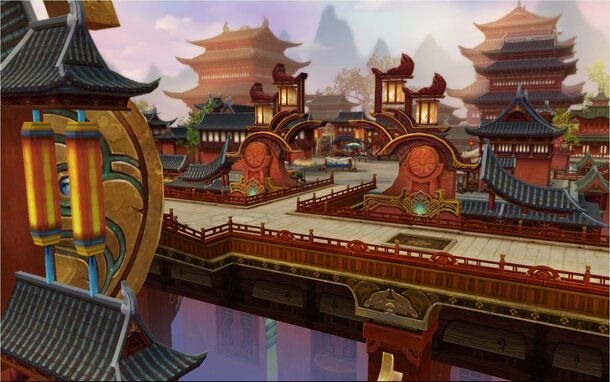 古代建筑游戏场景，高清立绘PNG素材，透明背景，卡通手绘风格下载