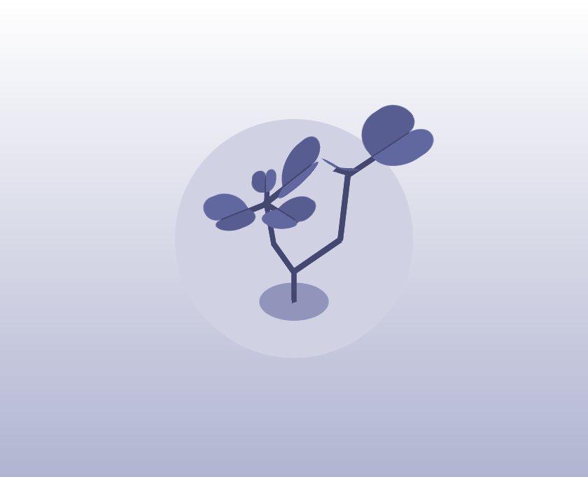 html旋转动画代码，css旋转植物动画效果