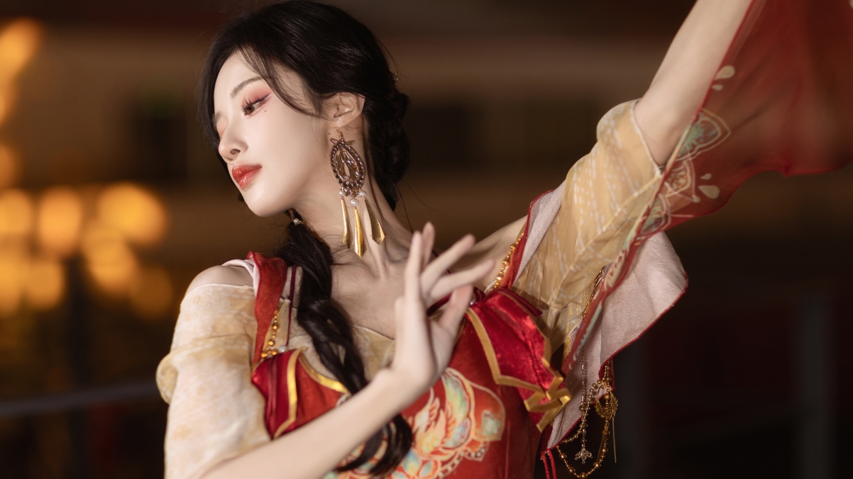 4K超高清古装美女壁纸，唯美逆水寒Cosplay，3840x2160精美图片下载