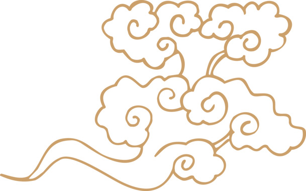 中国风祥云PNG透明装饰图片，高清设计素材下载
