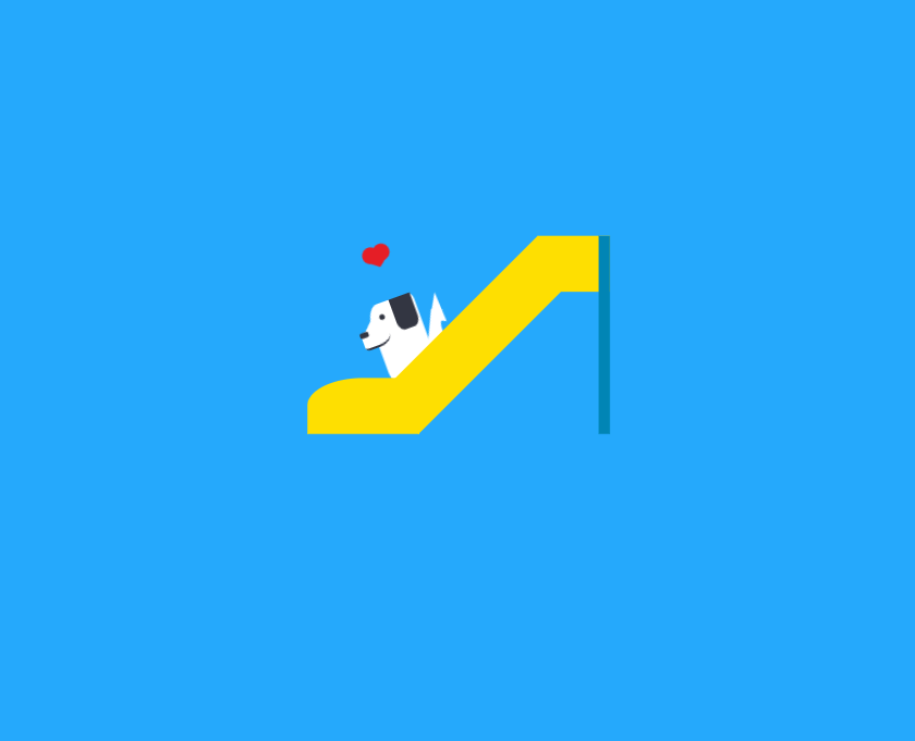 滑梯动画效果素材，css3卡通滑梯动画效果