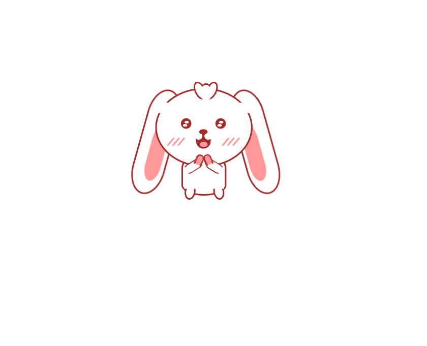 兔子卡通图片素材，卡通动物动画特效素材