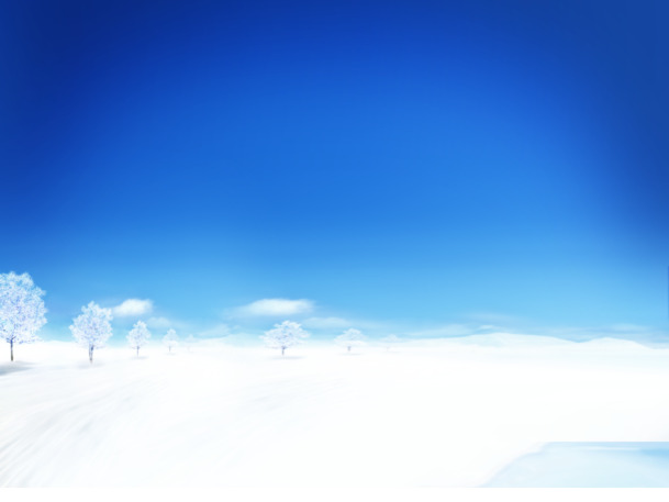冬季蓝色白云高清PNG透明背景，创意设计素材免费下载
