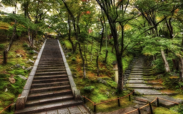 山巅石阶小径，高清PNG透明背景海报素材，风景摄影图片设计下载