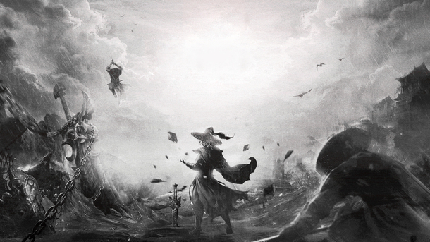 武侠网游宣传海报，高清PNG透明背景，创意Banner素材下载
