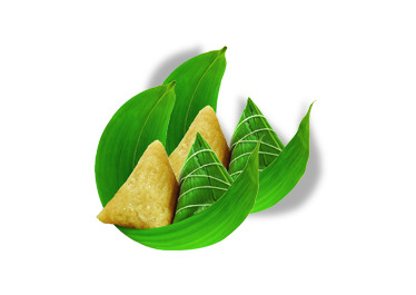 端午节粽子粽叶PNG透明图，PSD设计素材高清下载