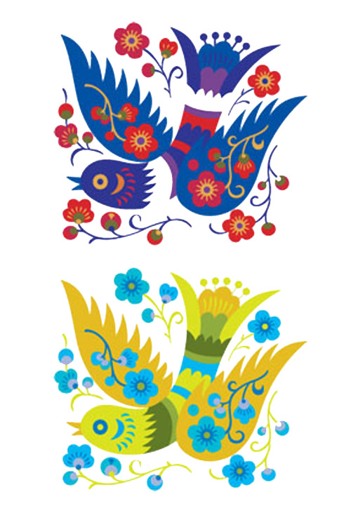 喜鹊PNG透明图，高清节日元素，情人节设计素材下载