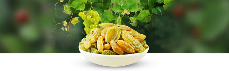 天猫精选，大气葡萄干零食海报背景图，高清JPG下载，创意图片设计素材