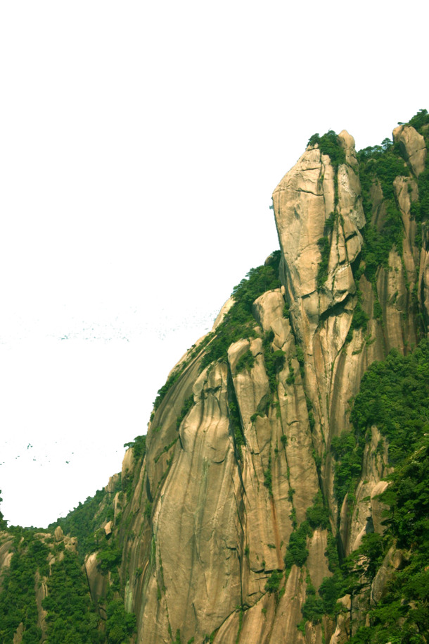 高清PNG透明背景风景摄影素材，壁立千仞设计元素免费下载