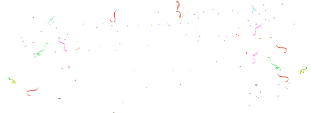 高清PNG透明彩带图片，飘舞彩色彩带设计素材，免费下载
