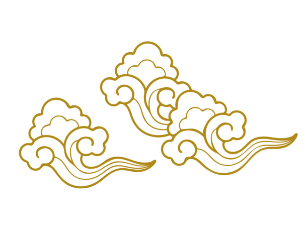 矢量云朵素材，高清PNG透明图片，精美花纹装饰元素，设计必备素材下载