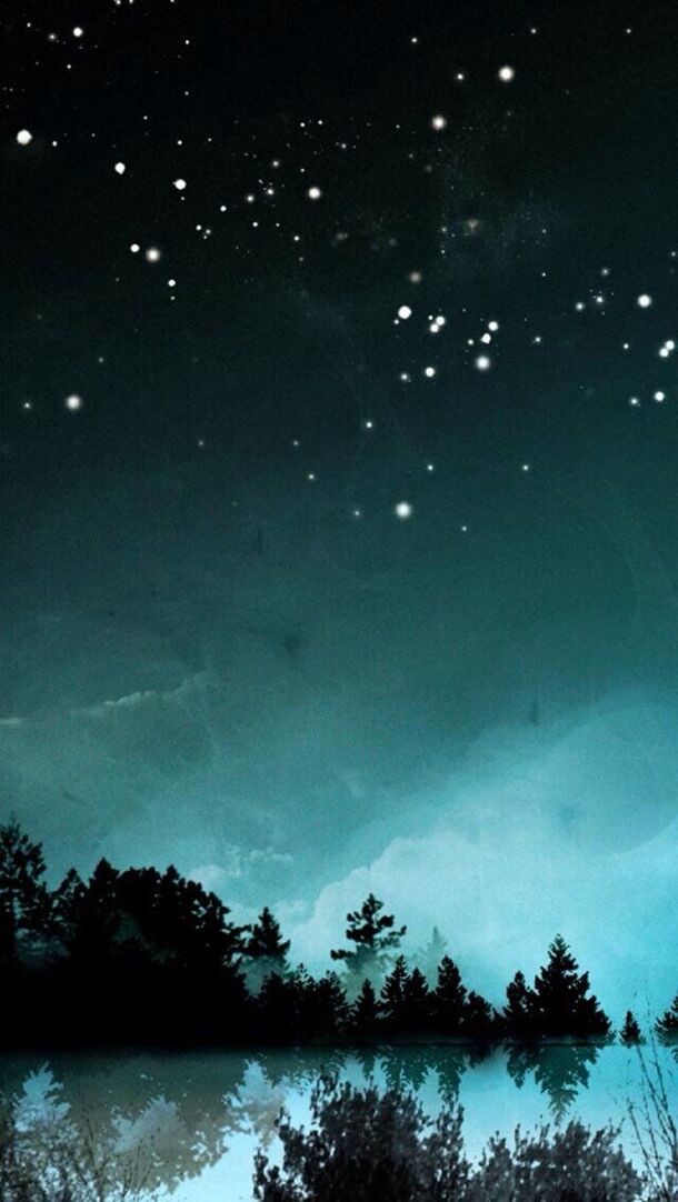 黑色渐变星空彩绘背景，高清PNG透明素材，H5背景设计下载