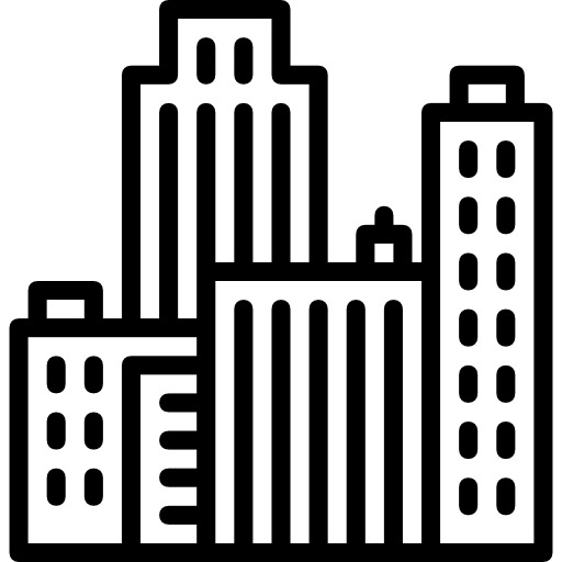 城市景观PNG图标，高清透明免抠元素，设计素材一键下载