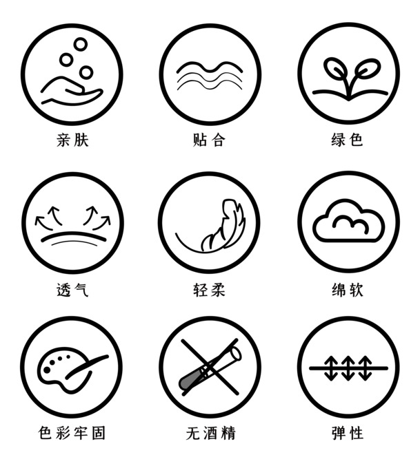 服饰说明图标，高清PNG透明免抠素材，一键下载设计元素