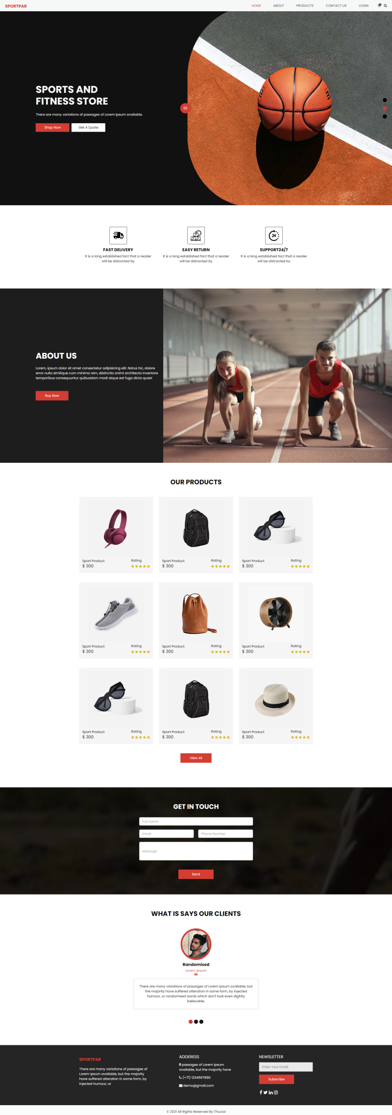 体育用品网页html，体育商城网站源码下载