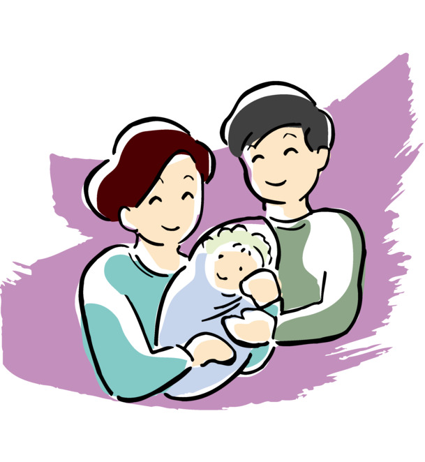 母亲节、父亲节亲子矢量图，高清PNG透明图片及节日元素，丰富节日图片设计素材下载