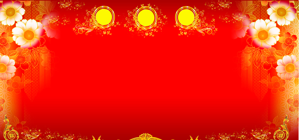 红色背景PNG透明图片，高清Banner海报设计素材下载