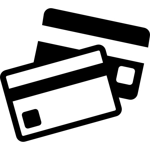 信用卡支付PNG图标，高清透明免抠素材，一键下载设计元素