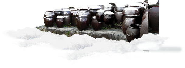 冬日庭院雪景瓦罐PNG透明图，动物元素装饰素材，高清下载